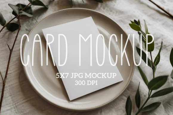 5x7 Greetings Cards Mockup 14: A Versatile Tool for Creative Professionals