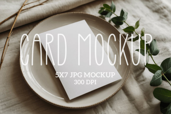 5x7 Greetings Cards Mockup 18: A Simple yet Effective Design Tool