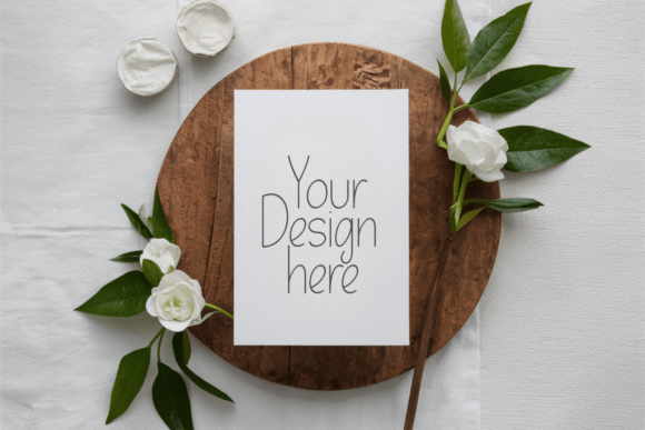 5x7 Greetings Cards Mockup 3