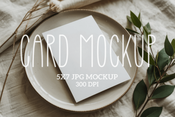 5x7 Greetings Cards Mockup 6: A Versatile Tool for Designers and Businesses