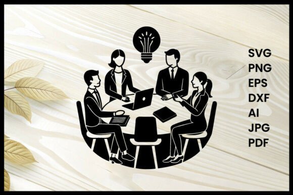 Business Team Brainstorming Vector: A Creative Tool for Modern Collaboration