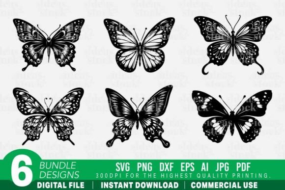 Butterfly SVG. Butterfly Silhouette.