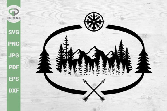 Camping in Forest and Mountains SVG: A Creative Resource for Outdoor Enthusiasts