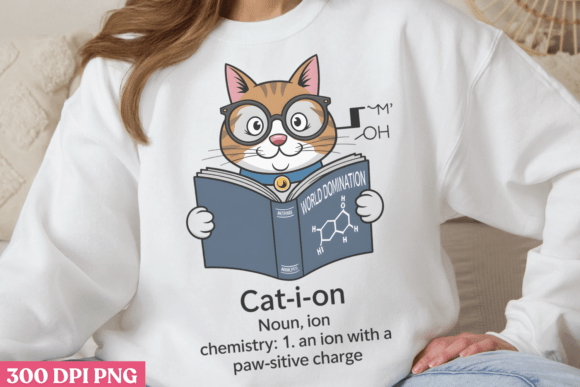 Cat-ion PNG: Chemistry in Digital Art