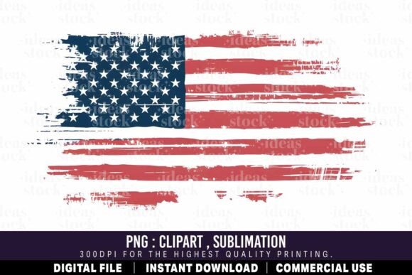 Grunge American Flag PNG: A Versatile Digital Asset for Creative Projects