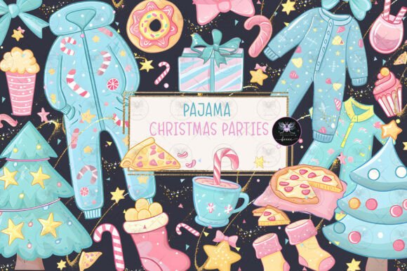 Pajama Christmas Party Clipart: A Strategic Tool for Creative and Business Success