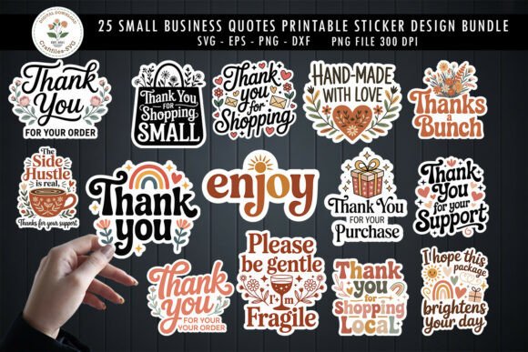 Small Business Thank You Sticker Bundle